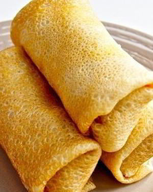 Блины с начинкой из пекинской капусты