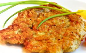 Жареные отбивные куриные бедрышки