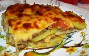 Картофельная лазанья