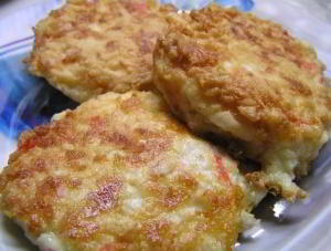 Котлетки из крабовых палочек