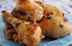 Курица, запеченная с майонезом и кетчупом