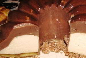 Легкий десерт из творога и молока
