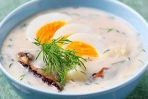 Французский куриный суп-пюре