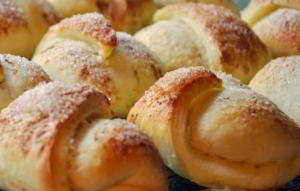Яблочные рогалики