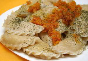 Вареники с картошкой постные