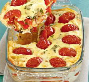 Запеканка с курицей и овощами