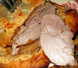 Запеченное мясо в тесте