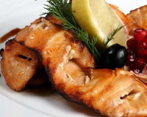 Каспийский шашлык из осетрины