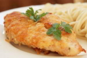 Куриное филе в пармезане