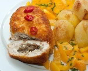 Куриные зразы с грибами