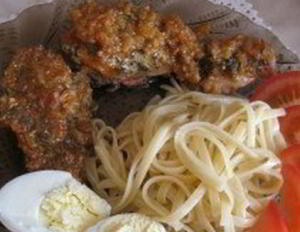 Курочка в томатно-луковой пасте