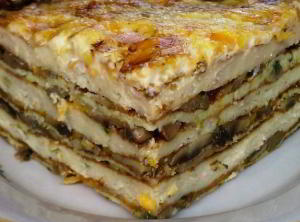 Мясной торт