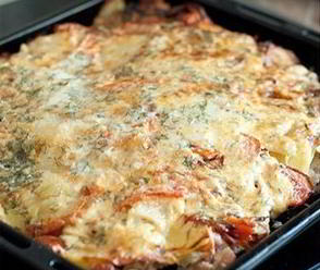 Мясо запеченное с картофелем