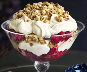 Народный шотландский десерт Raspberry cranachan