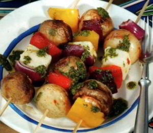Овощные шашлыки