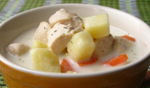 Сырный суп с курицей