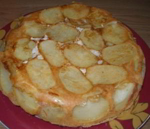 Сытный картофельный пирог с курицей