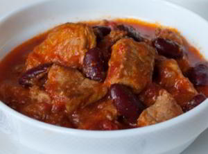 Чили из свинины кусочками