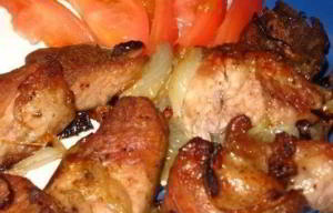 Шашлык в рукаве