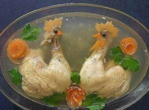 Заливное из курицы