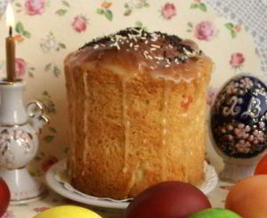 Кулич пасхальный на желтках
