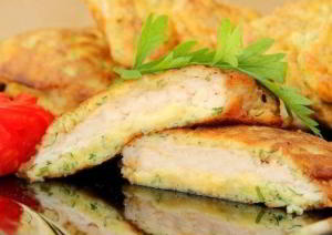 Куриные отбивные с сыром