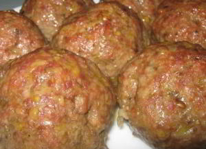 Мясо – овощные колобки