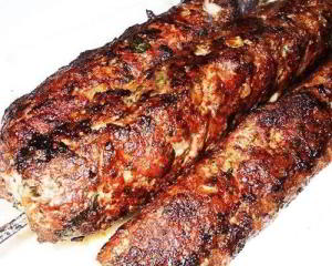 Шашлык из рубленного мяса