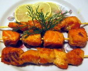 Шашлык из тунца
