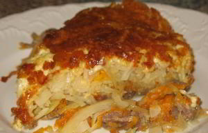 Ароматное мясо под шубой