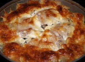 Куриные бедра в картофельном кольце