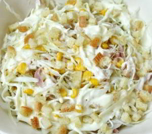 Летний салат из капусты