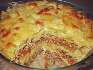 Сытная запеканка
