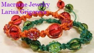 Как сделать (плести) браслет Шамбала макраме - How to make Shamballa macrame bracelet