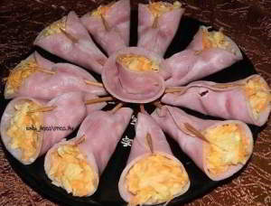 рецепт Праздничная закуска Колокольчики