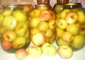 рецепт Компот из яблок на зиму