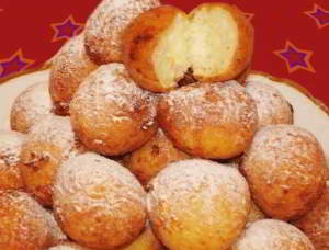 рецепт Творожные пончики