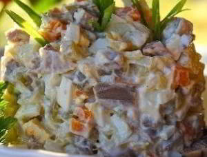 Cалат с языком
