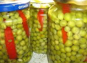 Консервирование зеленого горошка