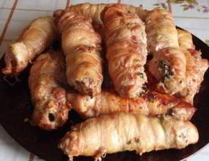 Куриные рулеты с грибами