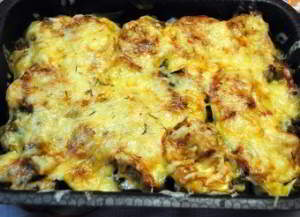 Овощное ассорти, запеченное с сыром