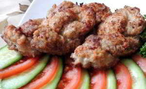 рецепт Нежные мясные косички