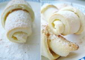 Безумно вкусные и нежные рогалики из творожного теста