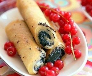 Блинчики с маковой начинкой