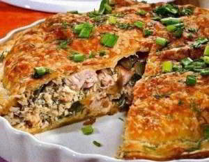 Быстрый куриный пирог