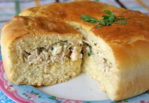 Нежнейший и сочнейший пирог с курицей и соусом Бешамель "Вдохновение нежности"
