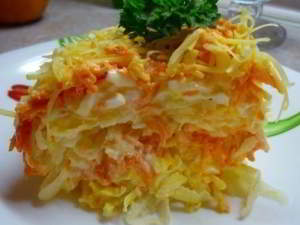 Очень-очень простой, но бесподобно вкусный салат «Французский»