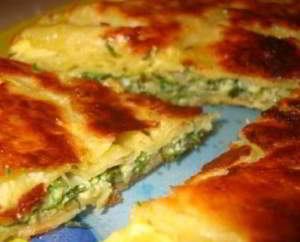Пирог из лаваша