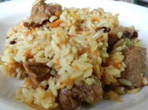 Плов с говядиной