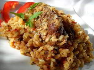 Плов с ребрышками
